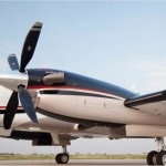 4-blade propeller with NC9208 composite blades installed on Beechcraft KA250