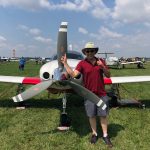 Travis Almuti with 3-blade Hartzell Propeller